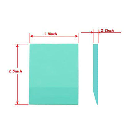 DGAGA 6Pcs Mini Squeegees,Screen Priniting Squeegee for Chalk Paste Silk Screen Stencil Squeegee for Chalk Paste Paint/Ink Rubber Squeegees Scraper Chalk Paint Screen Printing Kit - color: 6pcs