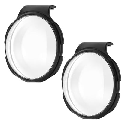 RuenTech Lens Guard for DJI Osmo 360 Camera, Lens Protector Cover for DJI Osmo 360 Accessorie (Black&Black)