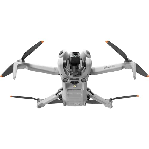 DJI Mini 4 Pro Drone Fly More Combo Plus with RC 2 Controller (With Screen) Folding Drone with 4K Video, Under 249g, 45 Mins Flight Time, Vision Sensing 3 Batteries Bundle with 128GB Memory Card, CPS 2 Year Warranty + Pilot Kit