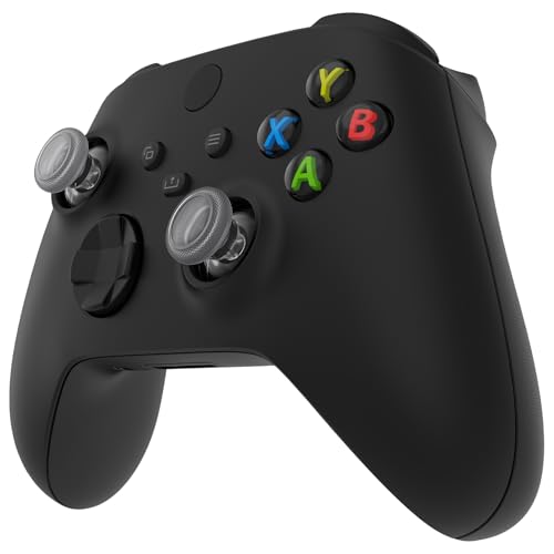 eXtremeRate Clear Black Replacement Thumbsticks for Xbox Series X/S Controller, for Xbox One Standard Controller Analog Stick, Custom Joystick for Xbox One X/S/Elite Controller - color: Clear Black