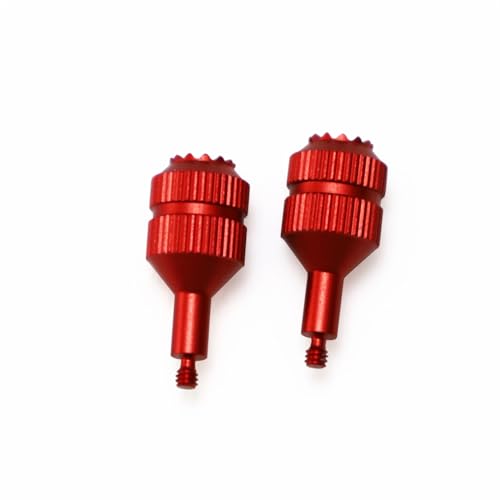 CAPART Aluminum Controller Sticks for DJI FPV RC 2 and DJI RC Pro Controller, Joysticks Replacement Thumb Rocker (Red)