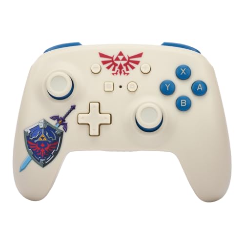 PowerA Wireless Controller for Nintendo Switch/Switch Lite/OLED Model - Legend of Zelda, Sworn Protector, Tears of the Kingdom, AA Battery Powered (Battery Included), Officially Licensed by Nintendo - style: Zelda Sworn Protector