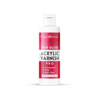 GRANOTONE High Gloss Acrylic Varnish 3.38 fl oz 100 ml - style: High Gloss