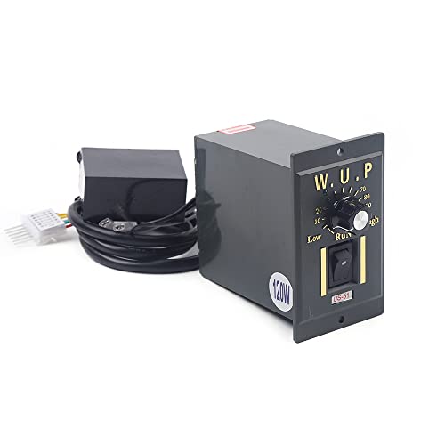 0-135RPM 120W 10K Variable Speed AC Gear Reduction Motor with Controller - color: 120W 10K