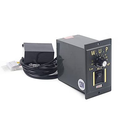 0-135RPM 120W 10K Variable Speed AC Gear Reduction Motor with Controller - color: 120W 10K