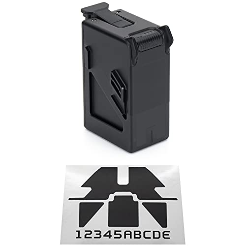 WRAPGRADE Skin Compatible with DJI FPV | One Battery (Stealth Black) - color: STEALTH BLACK