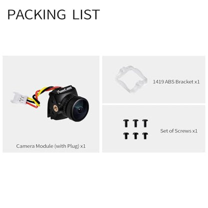 RunCam Nano 2 700TVL Analog FPV Camera, 1/3" CMOS NTSC - size: 2.1mm FOV 155°