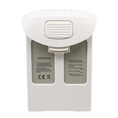 VILLEQUET Phantom 4 15.2V 5870mAh Intelligent Flight Replacement Battery for DJI Phantom 4 Series Drones DJI Phantom 4, Phantom 4 Pro, Phantom 4 Pro V2.0, Phantom 4 Advanced