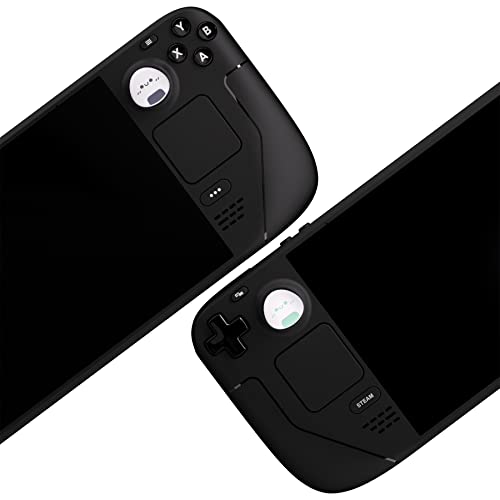 PlayVital Thumb Grip Caps for Steam Deck LCD, Silicone Thumbsticks Grips Joystick Caps for Steam Deck OLED - Onigiri - color: Onigiri
