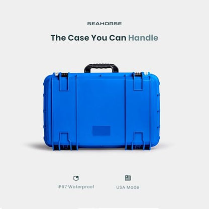 Seahorse 920 Heavy Duty Protective Dry Box Case - TSA Approved/Mil Spec / IP67 Waterproof/USA Made - color: Black