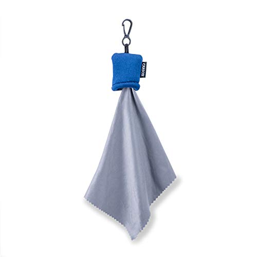 Carson Stuff-It Microfiber Lens Cloth Cleaning System for Eyeglasses, Smartphones, Tablets, Optics, Lenses, Cameras and More - color: Blue