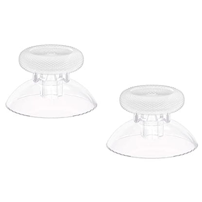 eXtremeRate Replacement Thumbsticks for Xbox Series X & S Controller, Joysticks Repair Kit for Xbox Wireless Controller, Custom Analog Stick Buttons for Xbox One S/X/Elite Controller - Clear - color: Clear