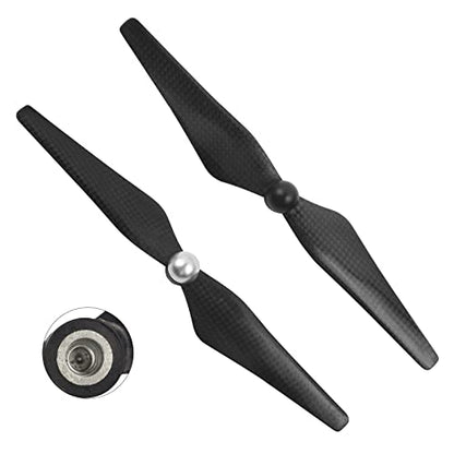 FLYPIG 9450 Carbon Fiber Self-Tightening Propellers, 2 Pairs - color: Black