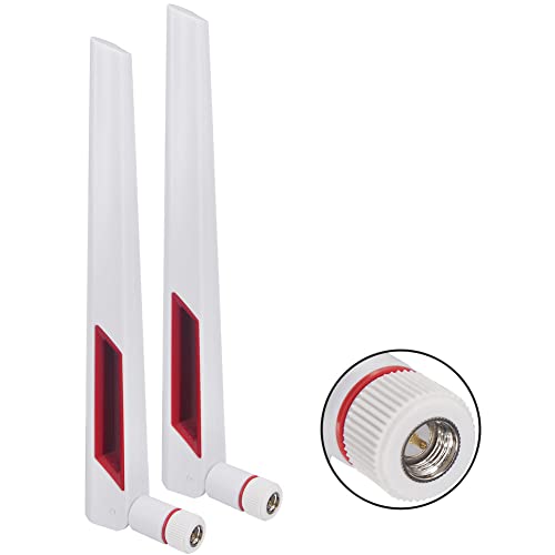 Dual Band 2.4GHz 5GHz Antenna, 5dBi SMA Male for SDR and FPV, 2-Pack - size: SMA Male