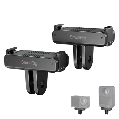 SMALLRIG Quick Release Mount 2-Pack for DJI Osmo 360/Action 5 Pro/4/3-5813 - style: 2-Prong Mount(2pcs)-Nylon