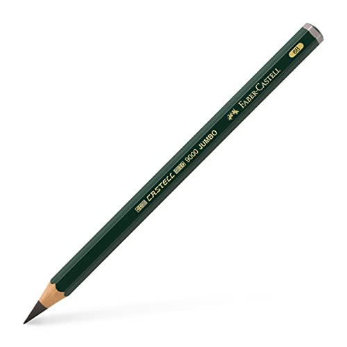 Faber-Castell, Castell 9000 Jumbo 6B, Top-Quality Graphite Pencil for Writing, Drawing and Sketching - style: Classic