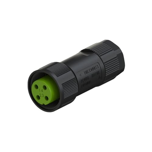 10 PCS/Set Industrial Male and Female Plug Panel Mount IP68 Waterproof M20 4-Pin Automotive Power Connector for Solar LED Lighting Drone - color: Ec04681-1114-bf 15a