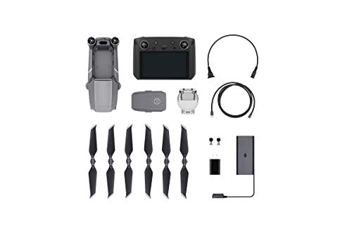 DJI Mavic 2 Pro - Drone Quadcopter UAV with Smart Controller with Hasselblad Camera 3-Axis Gimbal HDR 4K Video Adjustable Aperture 20MP 1" CMOS Sensor, up to 48mph, Gray - size: DJI Mavic 2 Pro with Smart Controller