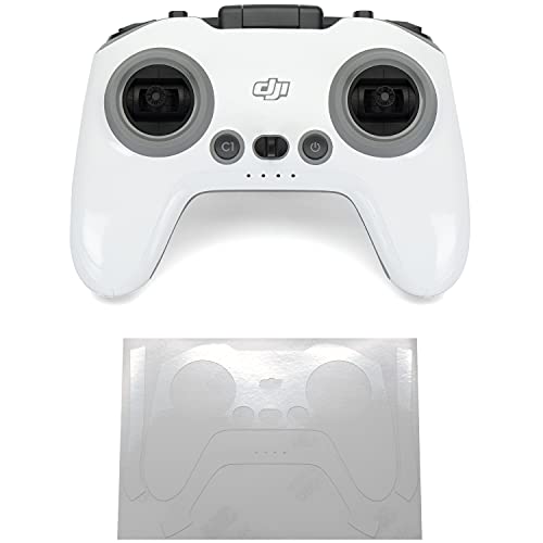 WRAPGRADE Skin Compatible with DJI FPV/DJI FPV Remote Controller 3 (Racing White) - color: RACING WHITE
