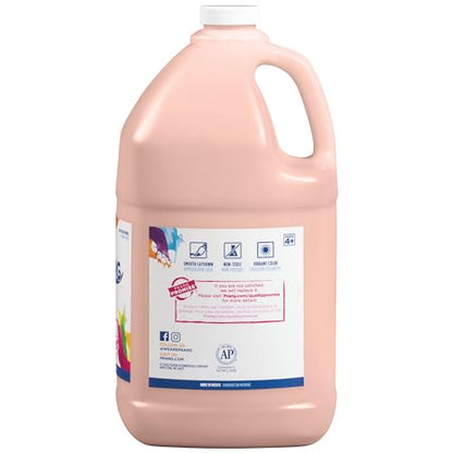 Prang Ready-to-Use Tempera Paint, Peach, 1 Gal., 1 Count - color: Peach, size: 1 Count (Pack of 1)