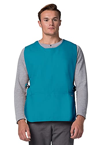 Adar Universal Cobbler Apron 3 Pack - Unisex Cobbler Apron - color: Teal Blue, size: X-Large