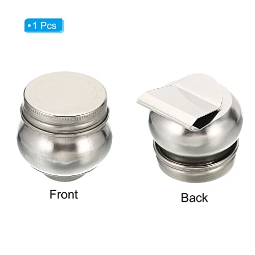 PATIKIL 2" x Palette Cups Paint Pot Container Cup Stainless Steel - size: 2" x 2" x 1.8"