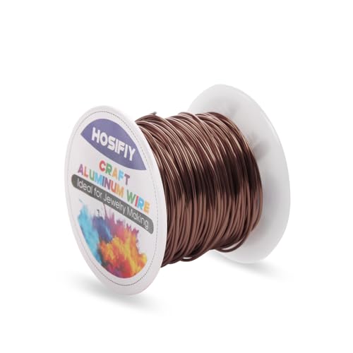 18 Gauge Aluminum Craft Wire for Jewelry Making-Bronze 100 feet - color: Bronze, size: 18Gauge 100FT