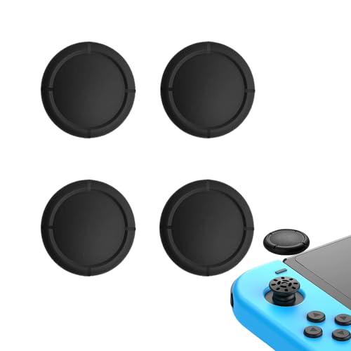 4Pcs, Replacement Joystick Covers for Nintendo Switch/Oled/Lite, Black - color: 4PCS Black