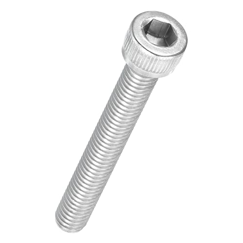 Socket Head Cap Screws M6-1x45mm 304 Stainless Steel Silver 10pcs - size: M6-1 x 45mm