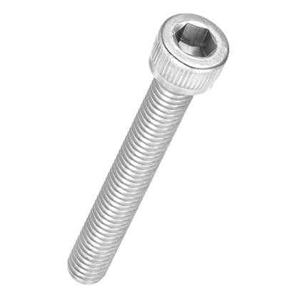 Socket Head Cap Screws M6-1x45mm 304 Stainless Steel Silver 10pcs - size: M6-1 x 45mm