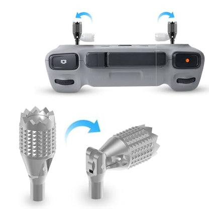 Foldable RC/RC2 Controller Joystick for DJI Mini 3 Pro/Mini 4 Pro/Air 3/Mavic 3, Retractable Aluminum Alloy Drone Control Thumb Sticks Replacement Accessories (Silver) - color: Rc/Rc2(silver)