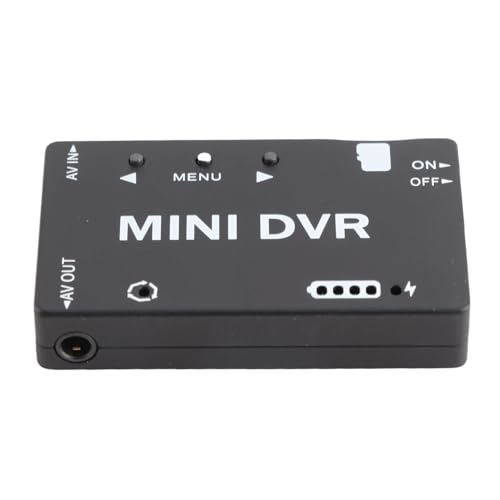 Mini FPV DVR Module, Aluminum Alloy Body, Video Recorder, Battery, NTSC PAL Support, 32GB Memory Card, AV Output, Menu Language Options, for FPV Drone, RC Model Racing Car