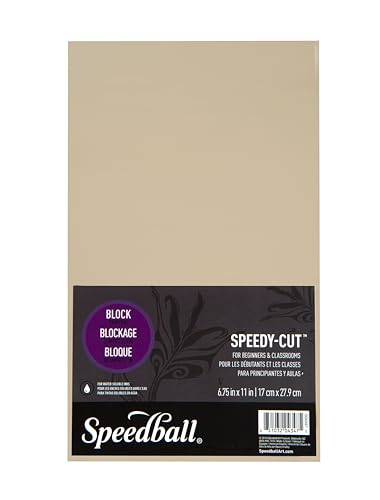 Speedball S4347 Not Applicable Speedy Cut Carving Block - size: 6.75 x 11 Inches