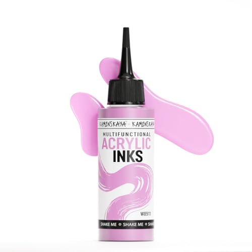 Kamenskaya Acrylic Inks, 'Blush' Acrylic Ink, 3.38 Fl Oz (100 ml) - color: Blush