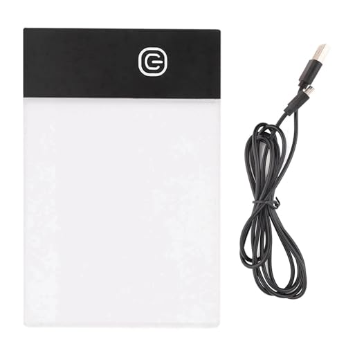 Ultra Thin A6 Light Pad, Bright Artcraft Tracing Flip Book Kit LED Drawing Tablet for Calligraphy and Painting