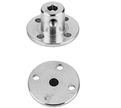 4Pcs 5mm Flange Coupling Connector, Rigid Guide Model Coupler Accessory, Shaft Axis Fittings for DIY RC Model Motors - size: 5mm