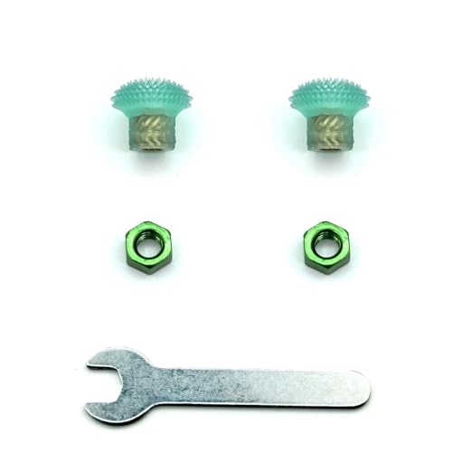 Felistick Thumbur RC Transmitter Radio Controller Stick Ends FPV Controller Accessories Replacement Joystick (green, M4) - color: green, size: M4