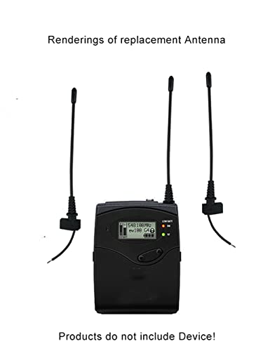 Replacement Antenna for Sennheiser EW100G2/100G3 Wireless Microphone/IEM Bodypack Transmitter Receiver,Frequency Covered 450-970MHz