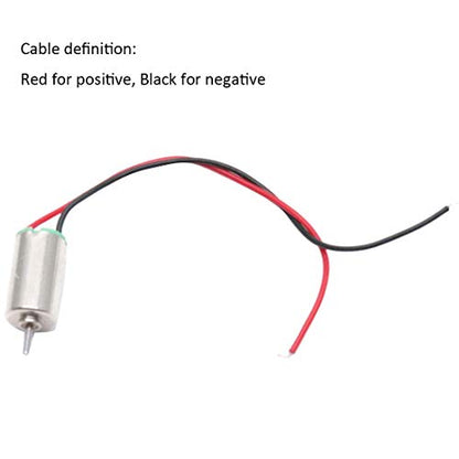 1.5V-4.5V 7500RPM Coreless Micro DC Motor 6x10mm for Airplane Model - (5 Pcs)