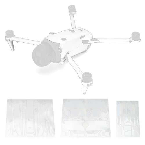 WRAPGRADE Full Wrap Skin Stickers Compatible with DJI Mavic 4 Pro (Racing White) - color: Racing White