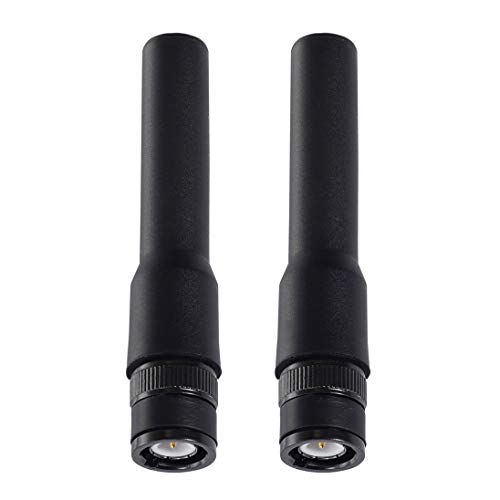 Bingfu Ham Radio BNC Male Soft Antenna 2-Pack - color: 2-Pack BNC Male Antenna