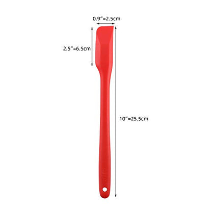 Small Spatulas Set with Sharp and thin Edge, 10 In, 4 Pack