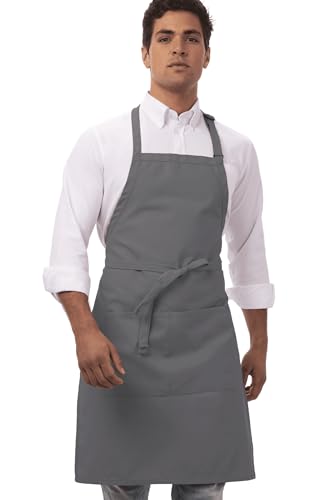 Chef Works Unisex Butcher Apron - color: Grey