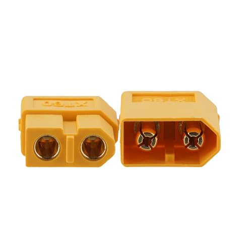 ELFCULB 10 Pairs Amass XT60PB PCB Mount Connectors for FPV Drones - color: 10 Pairs XT60PB