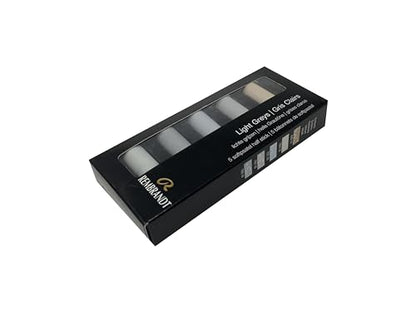 Rembrandt Soft Pastel Micro Set, 5-Piece Half Sticks, Light Greys - color: Light Greys, style: 5 Half Sticks in Micro Set
