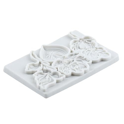 Flower Resin Silicone Mold Flower Heart Polymer Clay Molds - color: Style I