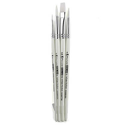 Pro Arte : Polar : Brush Wallet Set of 4 : 1-4-6 Round & 3/8 Flat