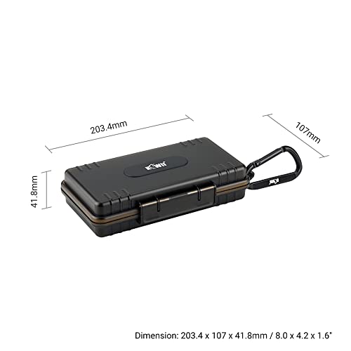 KIWIFOTOS 24 Slots AA AAA Battery Case Holder with Battery Tester - color: 24 Slots AA AAA Battery Case