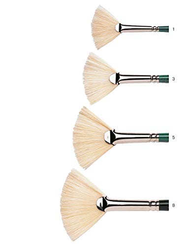 Winsor & Newton Winton Hog Fan Bristle Brush, #5 - size: #5, style: Fan