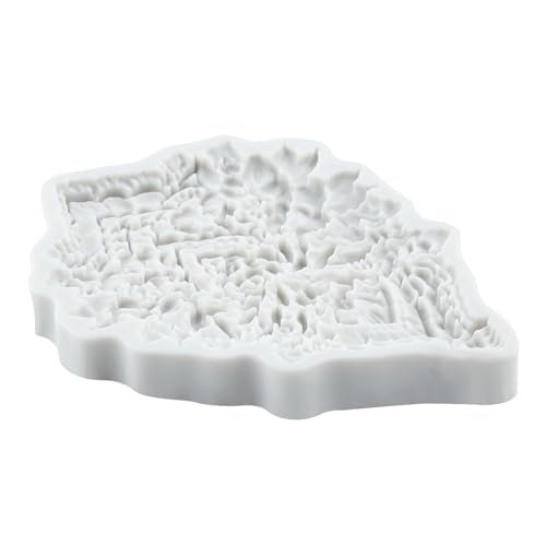 Baroque Relief Flower Polymer Clay Mold Baroque Silicone Molds - color: Style C